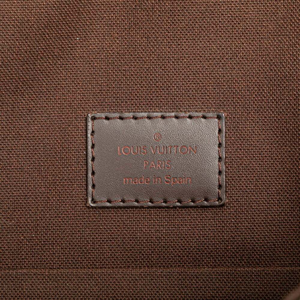 LOUIS VUITTON Brown Damier Leather Shoulder Bag - Picture 9 of 9